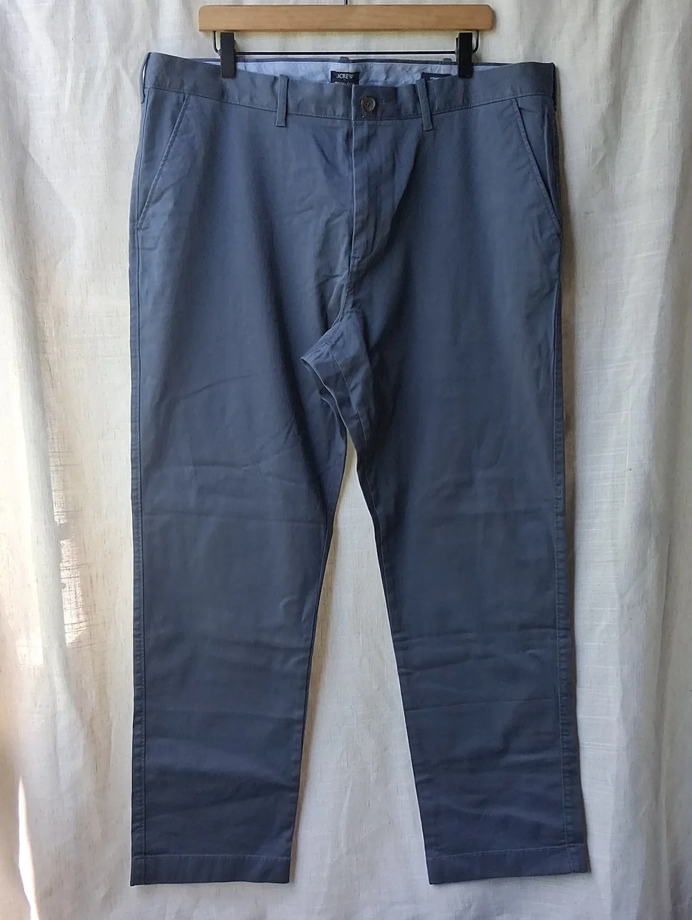 J. Crew Original Chino Slate Blue Straight Chinos 38×32